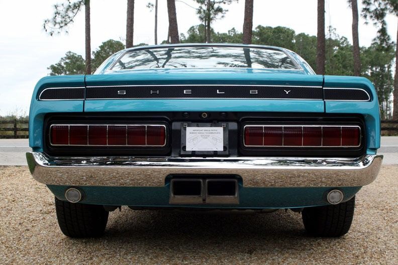 Gulfstream Aqua 1970 Mustang Shelby GT350 Fastback