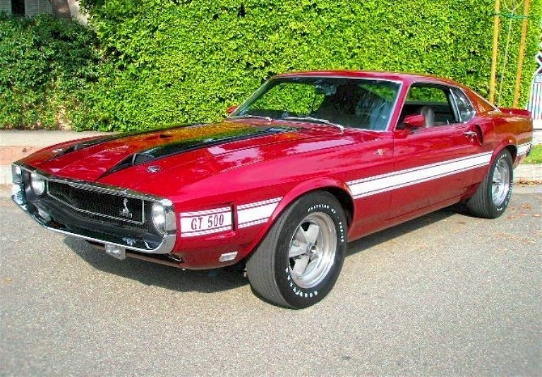 Candyapple Red 1970 Mustang Shelby GT500 Fastback