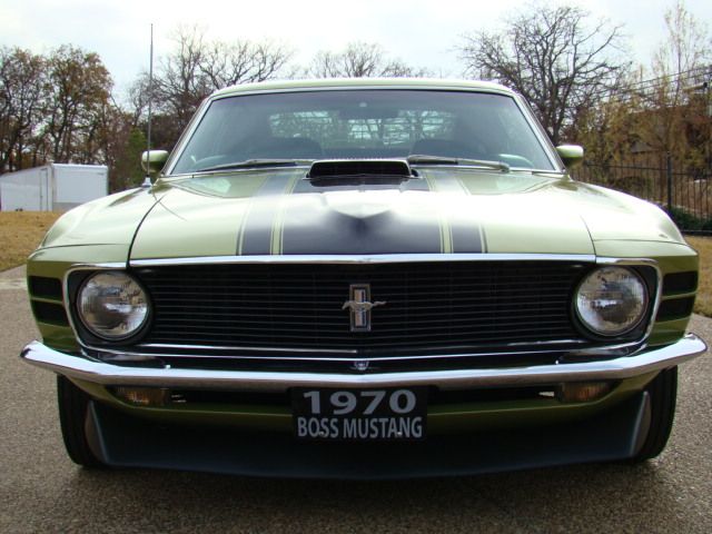 Medium Lime 70 Mustang Boss 302 Fastback