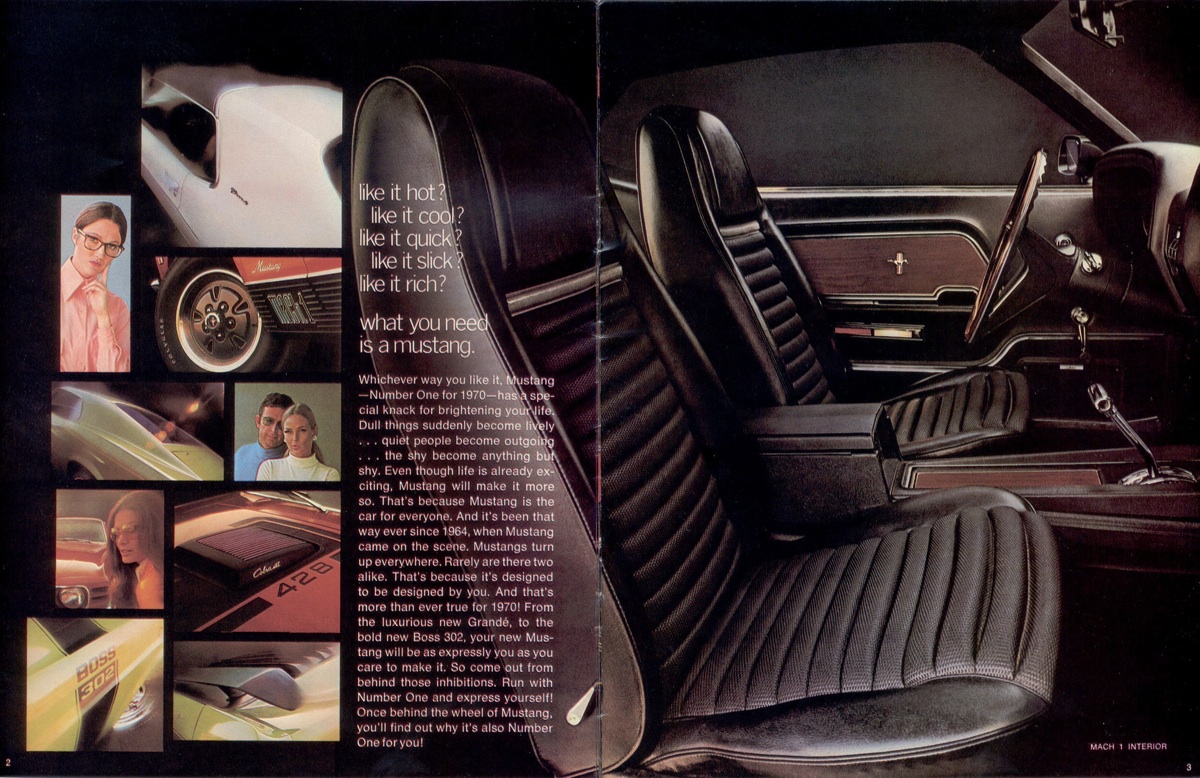 1970 Ford Mustang Promotional Booklet