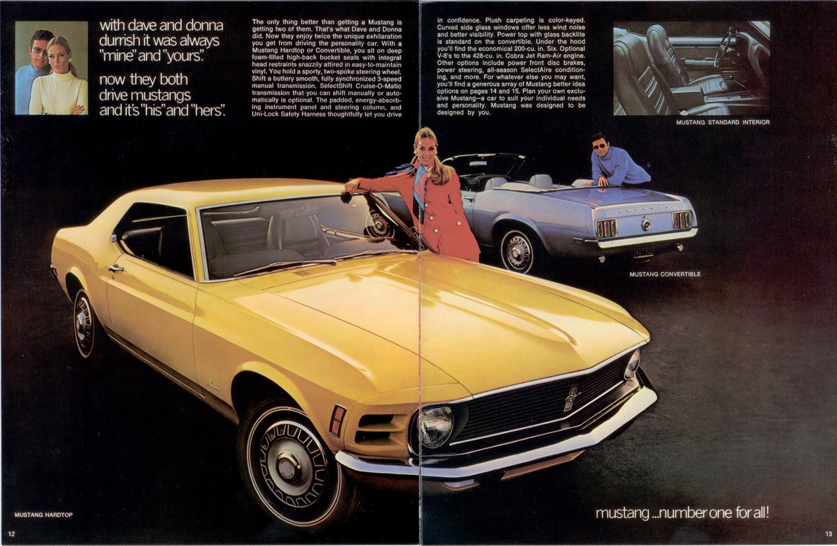 1970 Ford Mustang Promotional Booklet
