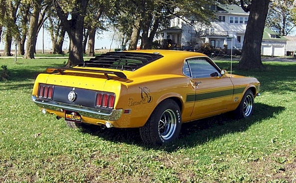 Grabber Orange 1970 Sidewinder Mustang