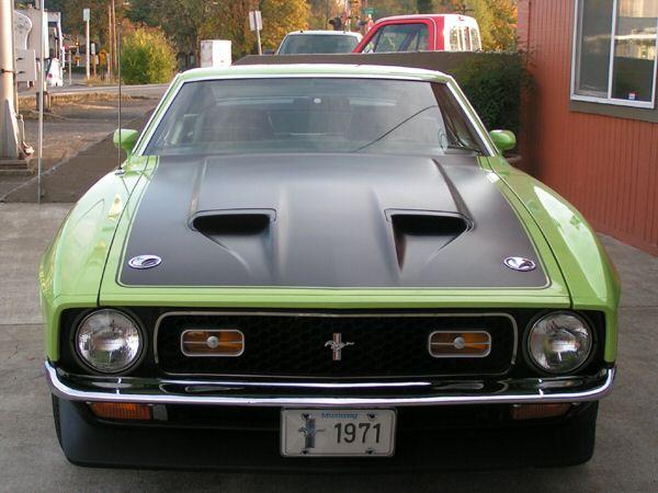 Grabber Lime 1971 Mustang Boss 351 Fastback