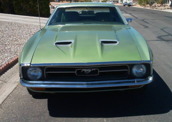 Medium Green 1971 Mustang Hardtop