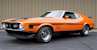 Orange 71 Mustang Fastback