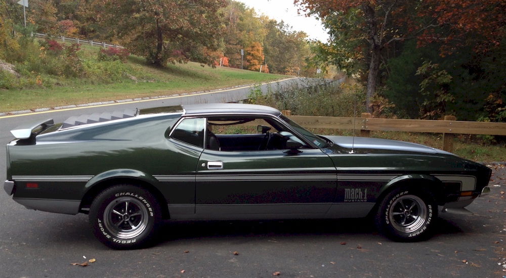 Dark Green 1972 Mustang Mach 1