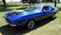 Blue 1972 Mach 1 Mustang
