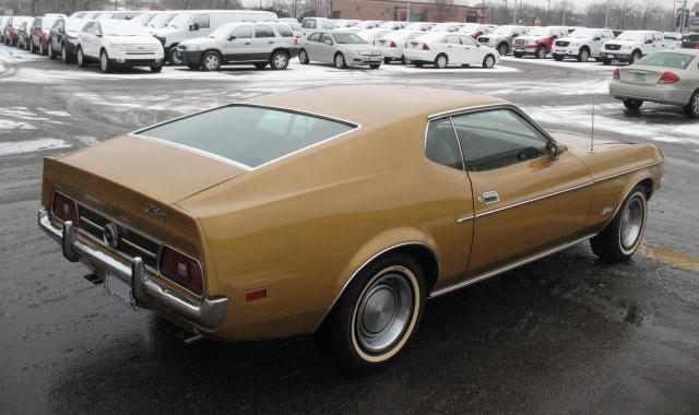 Bright Yellow Gold Glow 1972 Ford Mustang Fastback - MustangAttitude ...