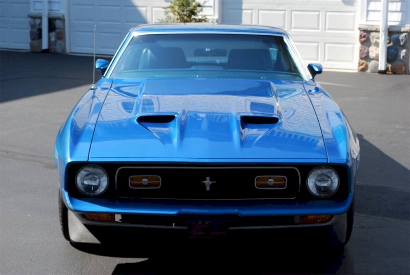 Bright Blue 1972 Mach-1