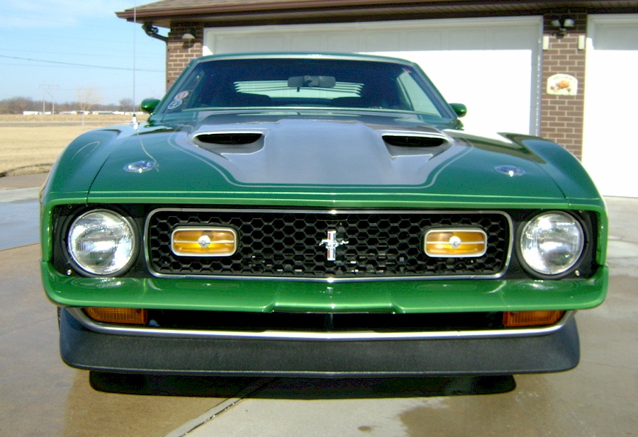 Green 72 Mustang Mach-1