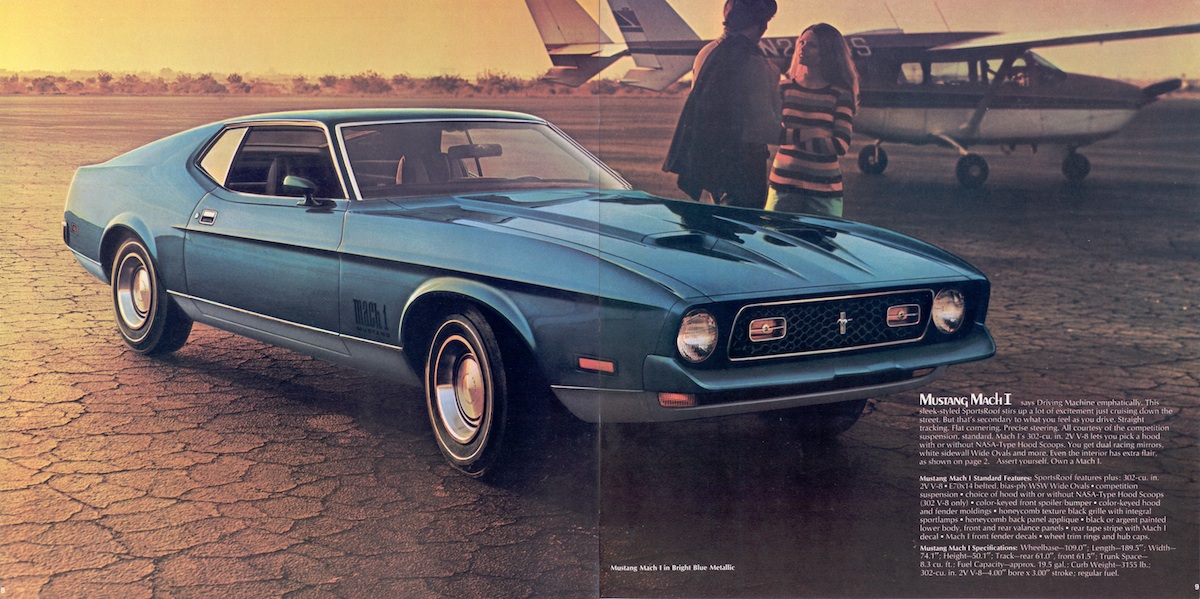 1972 Ford Mustang Promotional Brochure