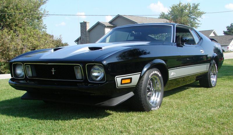 Black 1970 Mustang Mach-1