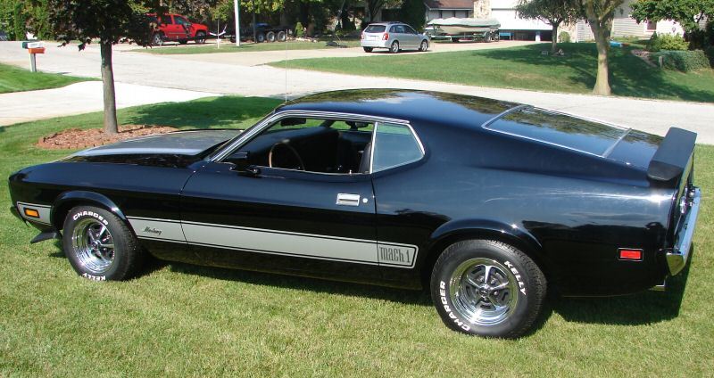 Black 1970 Mustang Mach-1