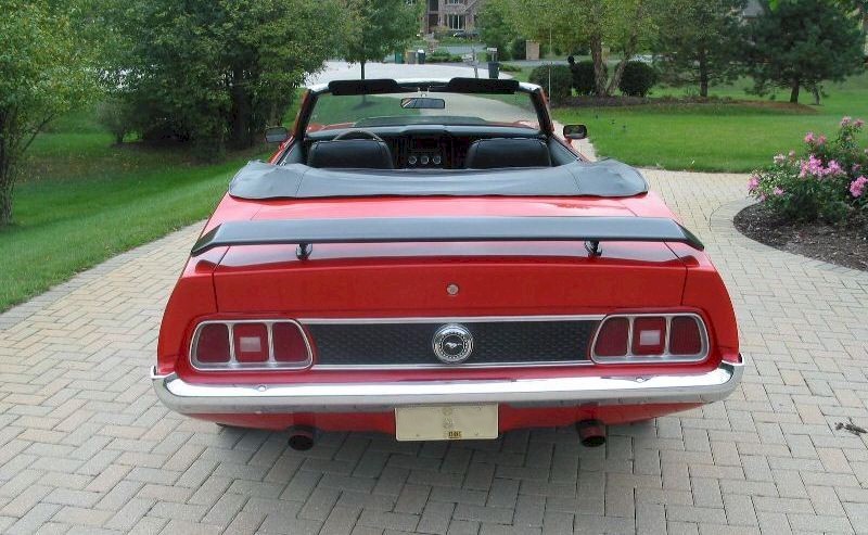 Bright Red 1973 Mustang Cobra Jet