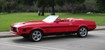 Bright Red 1973 Mustang Modified Convertible
