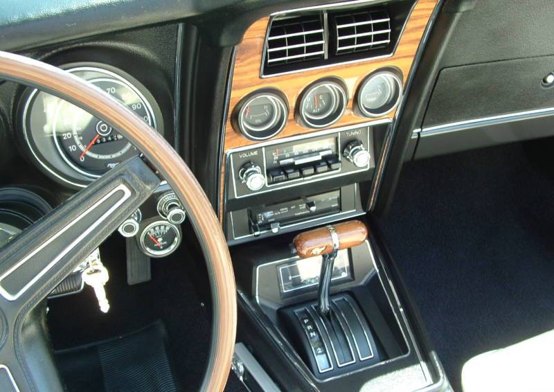 Dash Close-Up 1973 Mustang Convertible