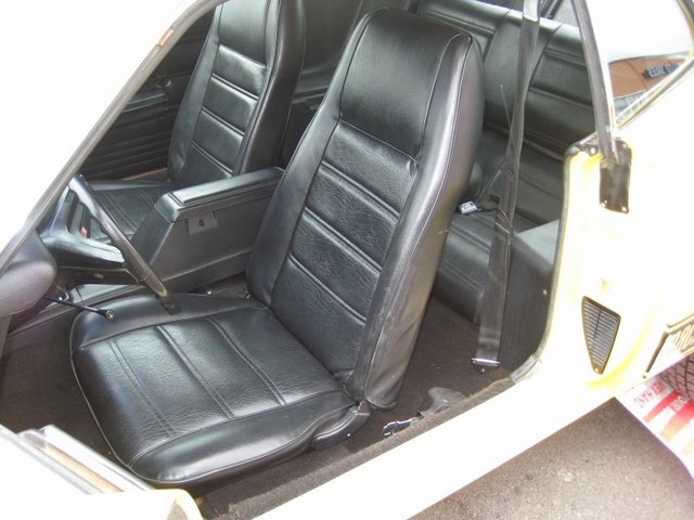 Black Interior 1973 Mustang Mach1 Fastback