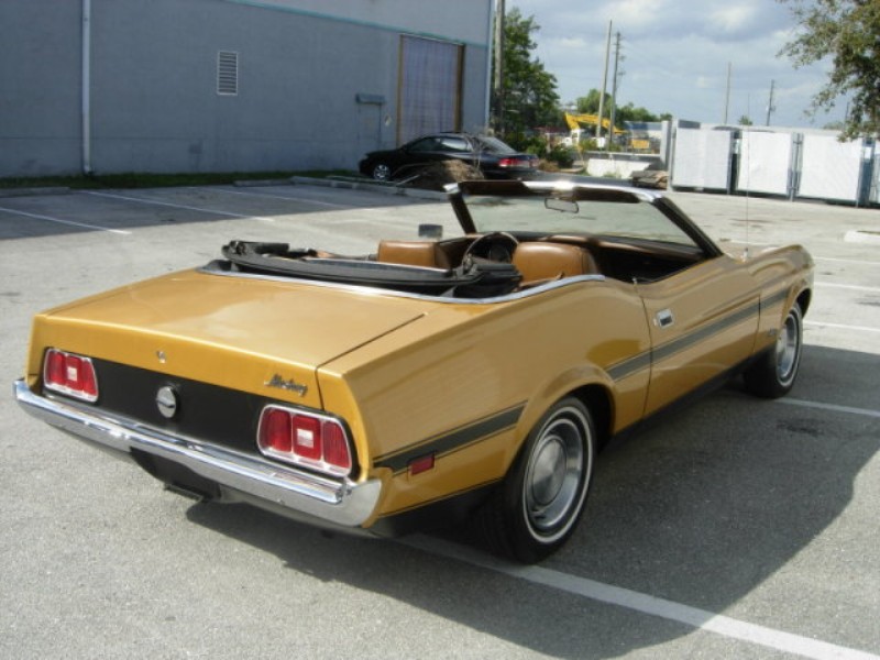 Gold Glow 73 Mustang Convertible