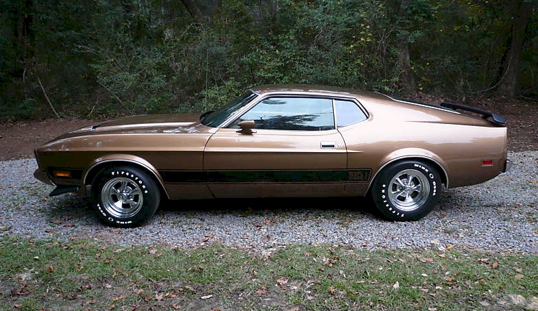 Medium Brown 1973 Mustang Mach-1