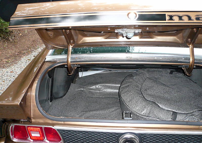 1973 Mustang Trunk