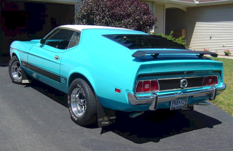 Medium Aqua 1973 Mach-1