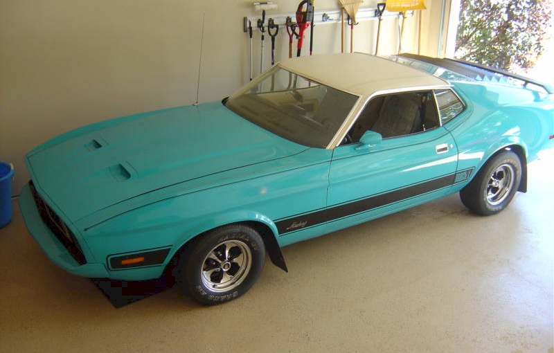 Medium Aqua 1973 Mach-1