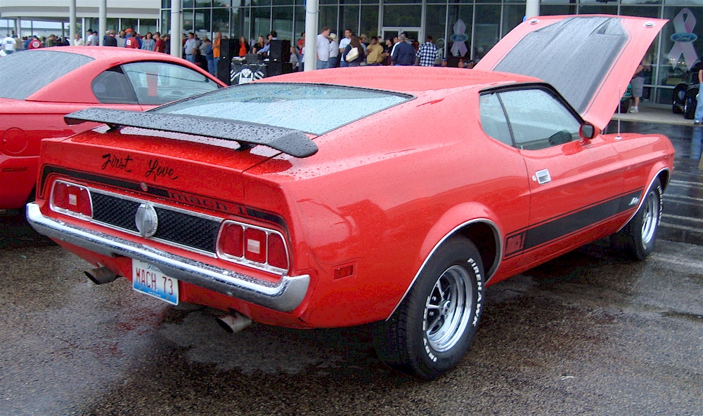 Red 1973 Mach-1