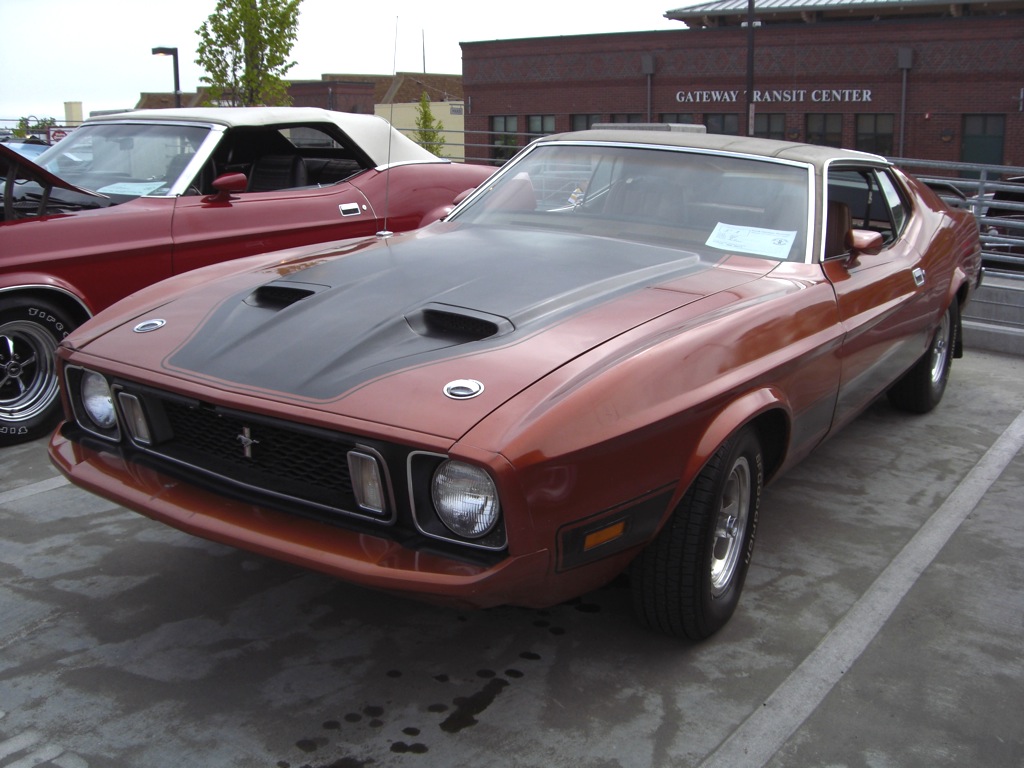Medium Copper 1973 Mustang Fastback