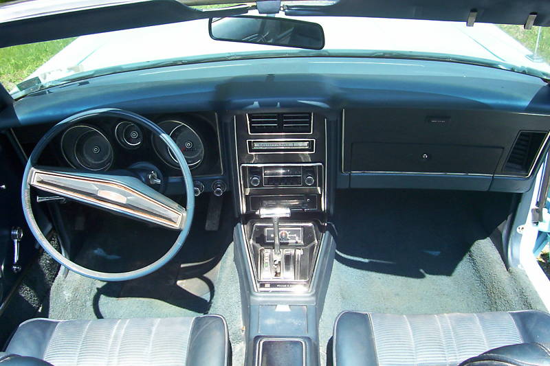 Blue Interior 1973 Mustang Convertible