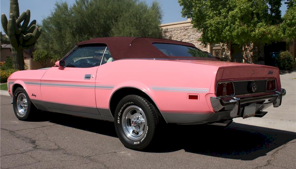 Pink 73 Mustang