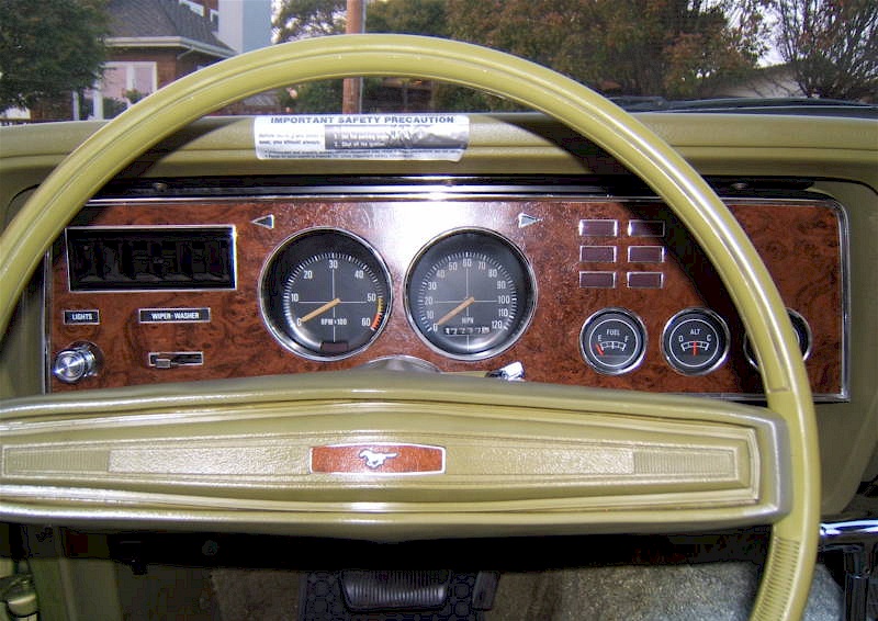 1974 Mustang II Dash