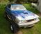 Blue and Silver 1974 Mustang 4 by 4 Hatchback