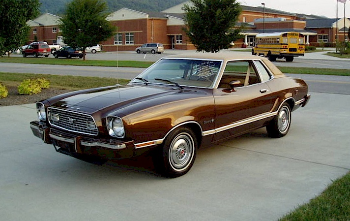 Dark Ginger Glow 1974 Mustang II