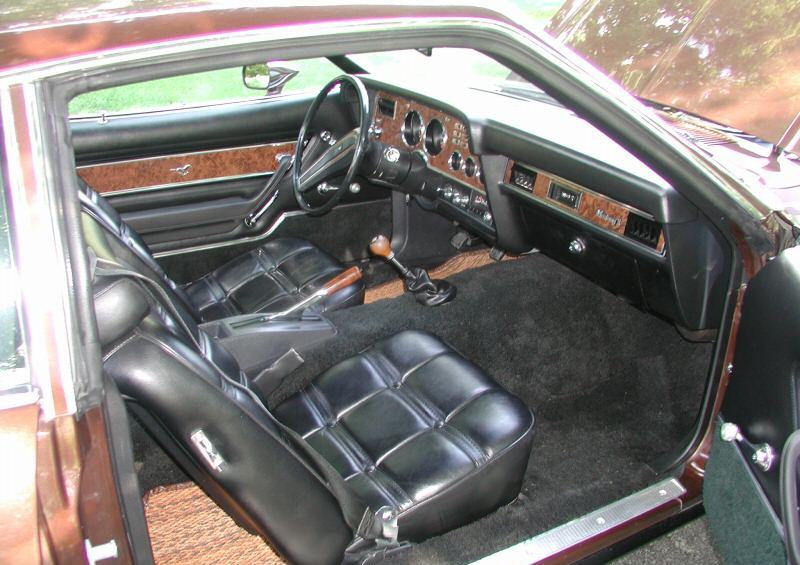 Dark Brown 1975 Mustang Mach 1