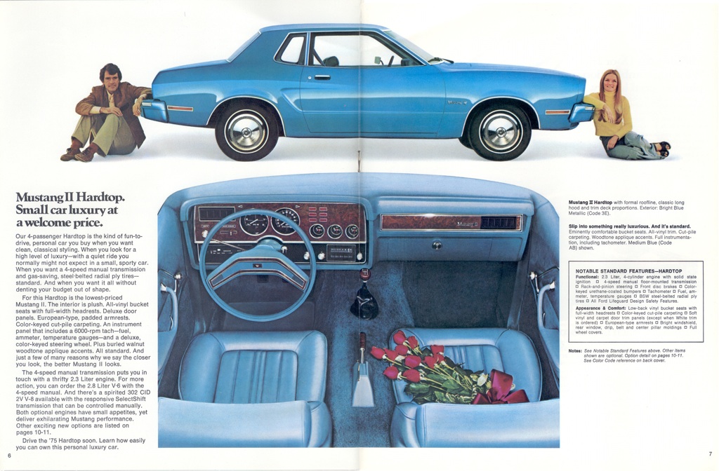 1975 Ford Mustang Promotional Booklet