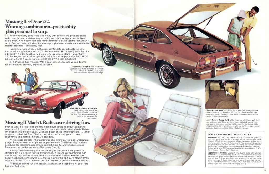 1975 Ford Mustang Promotional Booklet