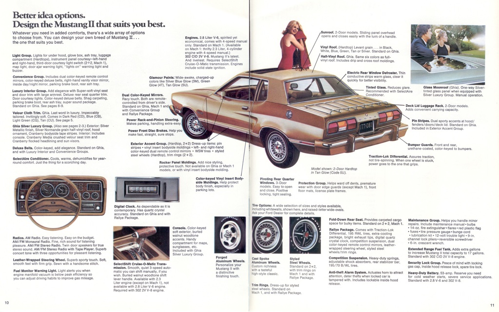 1975 Ford Mustang Options