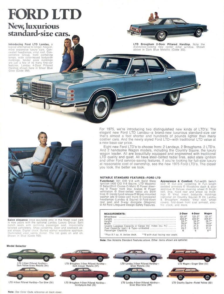 1975 Ford Sales Brochure - Ford LTD