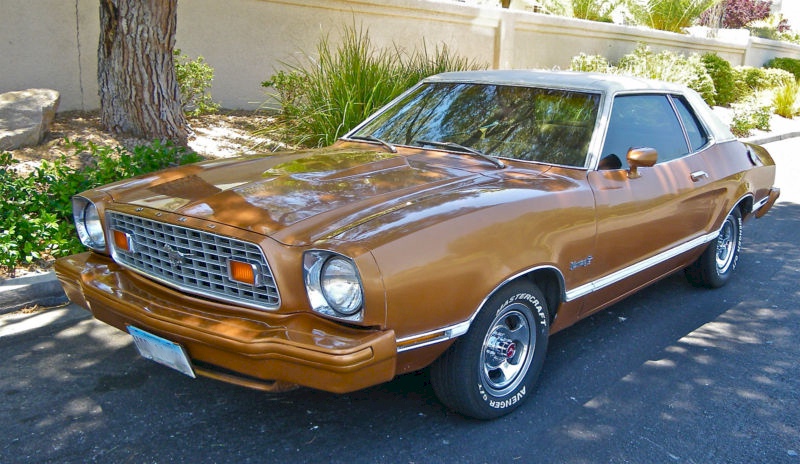 Medium Chestnut 1975 Mustang II 50th Anniversary