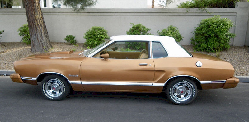 Medium Chestnut 1975 Mustang II 50th Anniversary