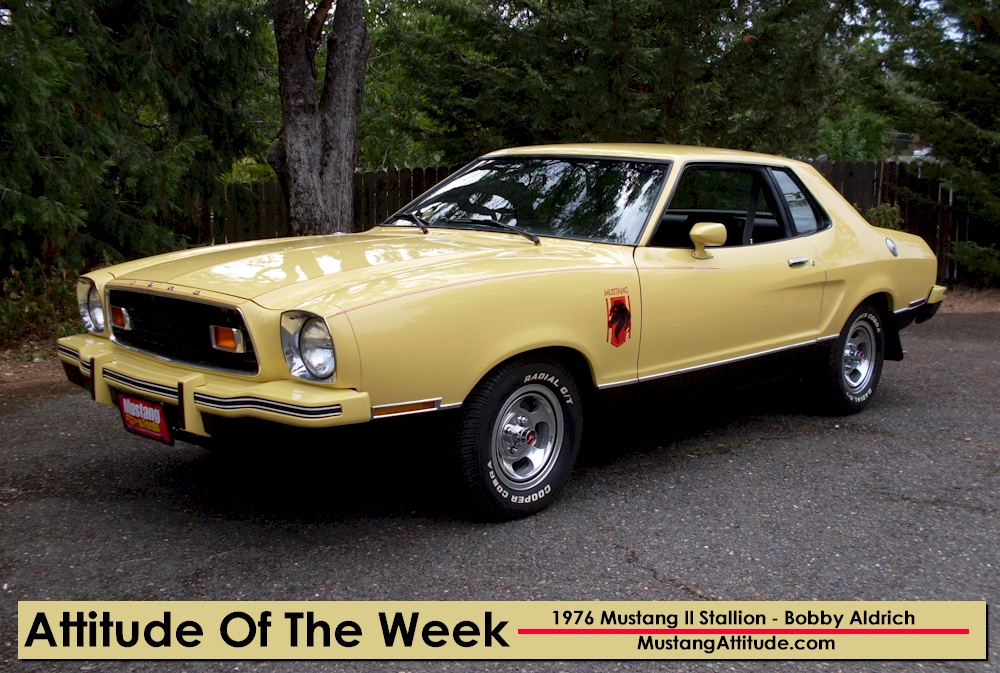 Bright Yellow 1976 Mustang II Stallion