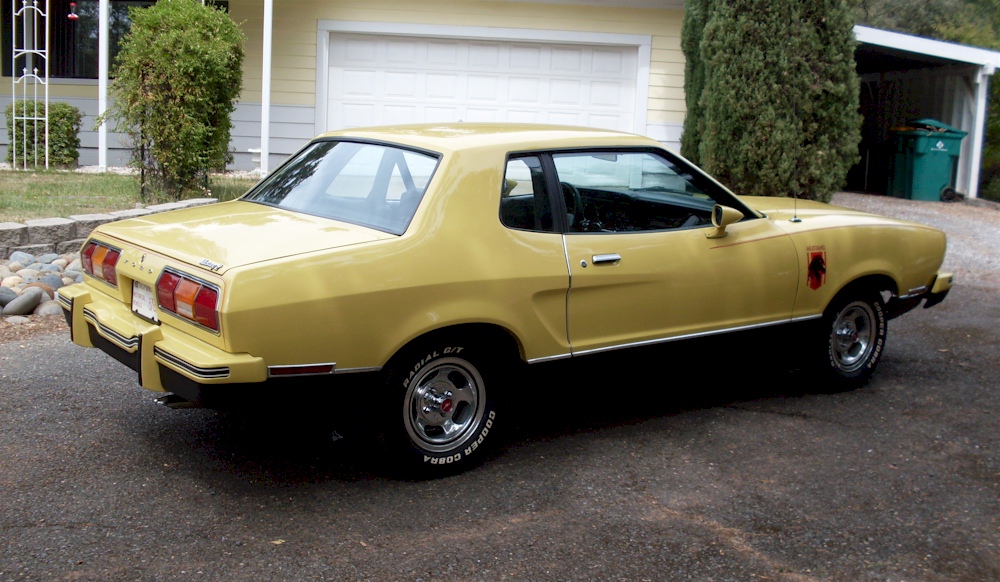 Bright Yellow 1976 Mustang II Stallion