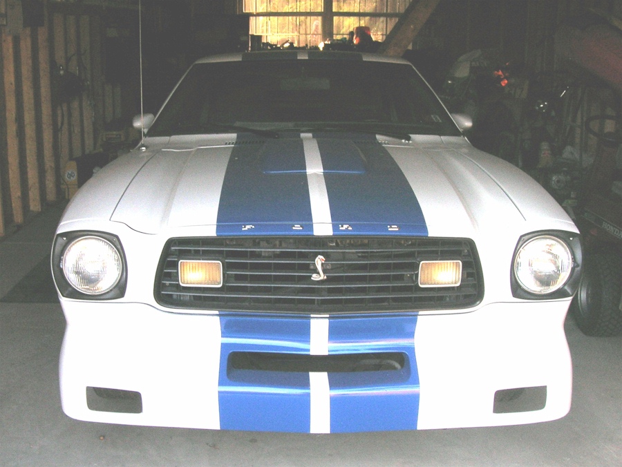 White 1976 Mustang II Handler