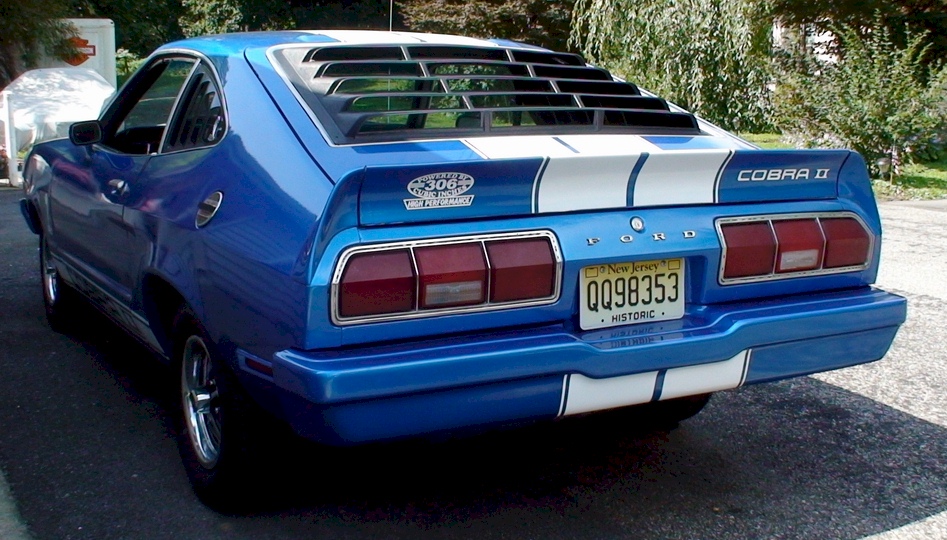 Blue 1976 Mustang II Cobra