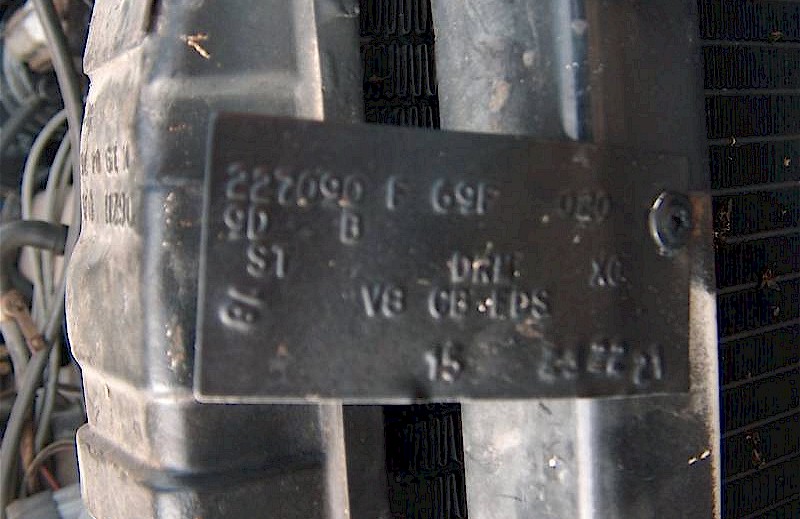 1976 Mustang Cobra II Body Tag