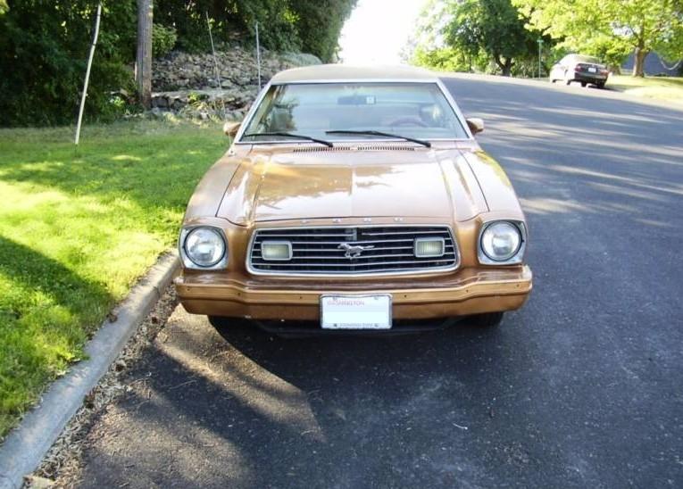 Medium Gold 1977 Mustang II Coupe