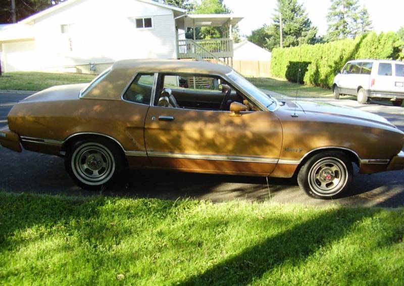 Medium Gold 1977 Mustang II Coupe