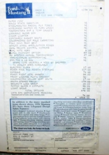 Original Invoice