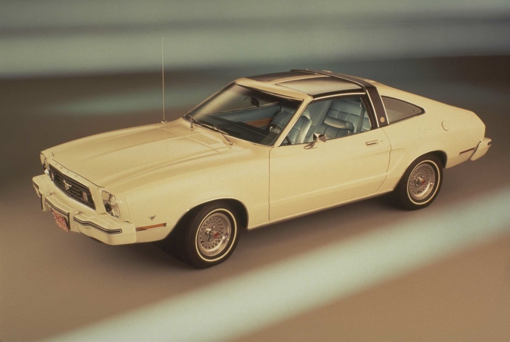 Bright Yellow 1976 Mustang Hatchback