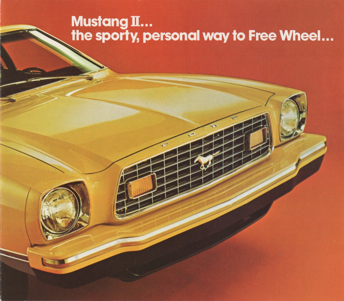1976 Mustang sales brochure mailer